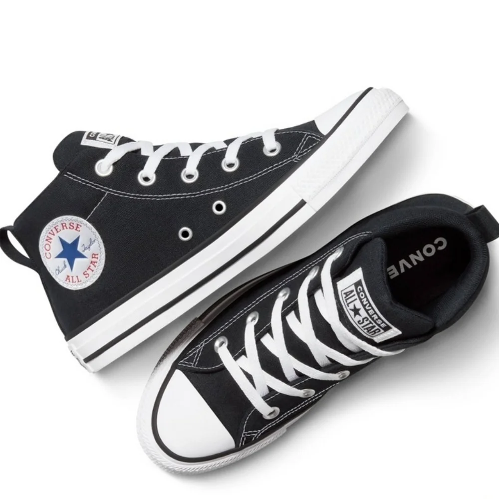 Converse Adult Street Mid Sneakers Black 11.5 - Picture 10 of 10